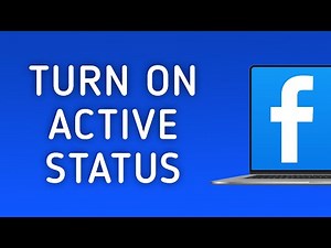 How to Turn On Active Status in Facebook on PC
