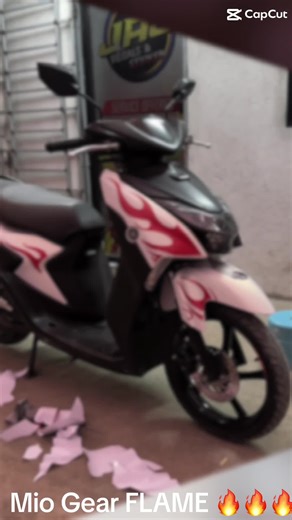 Yamaha Mio Gear Flame Decals Sticker #🔥🔥🔥 #StickershopJAJ #DecalsSticker