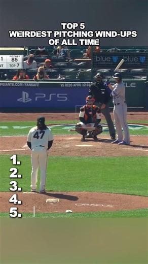 TOP 5 WEIRDEST PITCHING WIND UPS OF ALL TIME #mlb #baseball #mlbbaseball #baseballhighlights