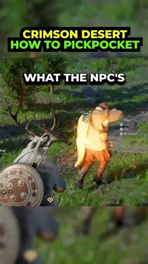 Crimson Desert - How to Pickpocket! #crimsondesert