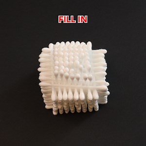 Stacking q-tips into the ultimate cube✨ | MetDaan Fashion