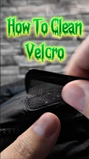 How To Clean Velcro Easy With a Comb