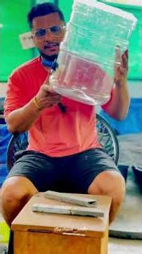 Aquarium water filter.. Easy home made..🐠 #aquarium #homemade #filter