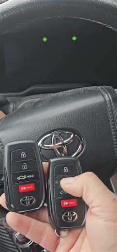 Toronto GTA. 2024 Toyota Tundra Smart key fob programming. #carkeyreplacement #carkey #markham