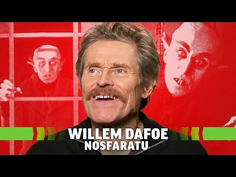 Willem Dafoe Talks Robert Eggers' Nosferatu & His Mustache and Sideburns