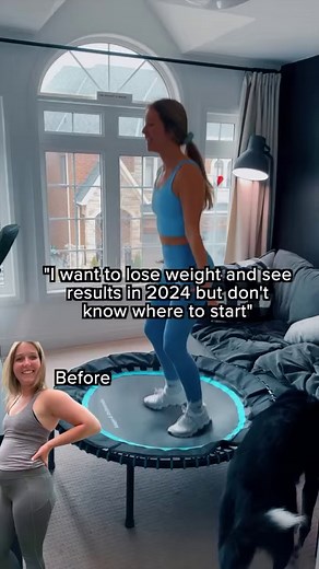 #repost @jumpnjacked If you’re looking for a new 2024 workout routine, here’s mine that helped me see awesome results 💪❤️ If you’re looking for the exact workouts I did they’re on the Jump&Jacked app! 😁 #2024workout #workoutroutine2024 #fitnessmotivation #weightlosstips #weightlossgoals #weightlossinspiration #rebounding #reboundingforlymphhealth #fitness #funfitness #trampolineworkouts #fitspo #reboundingworkouts #workingonmyfitness #weightloss #lymphatichealth #exercise #fitmoms #fitmama #fi