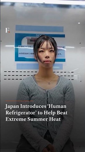 Japan Introduces ‘Human Refrigerator’ to Help Beat Extreme Summer Heat | Firstpost News | N18G