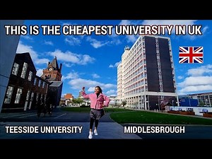 Teesside University Middlesbrough Tour: The Cheapest University in The UK 🇬🇧
