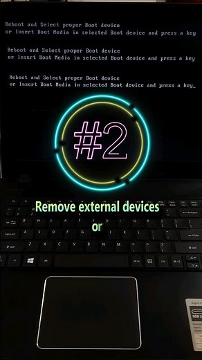 No Bootable Device? Learn How to Fix Reboot and Select Proper Boot Device ✅ #youtubeshorts #shorts