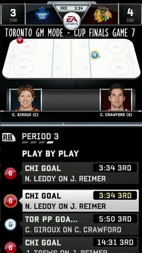 Finals Game 7 - Toronto vs Chicago NHL 12 #nhl12 #gmmode #nhlfranchise