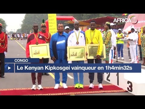 Congo : le Kényan Dennis Kipkosgei remporte le Semi-marathon de Brazzaville
