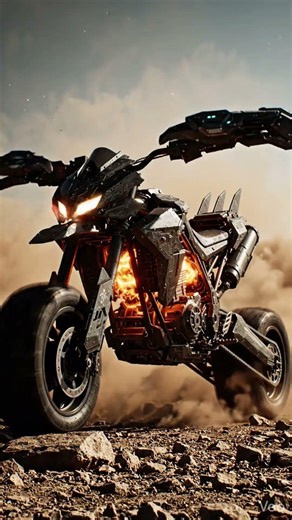 Dirt Bike Turns Into Rally Beast 🏍️🔥 | AI Transformation