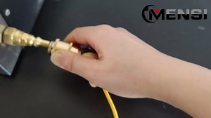 MENSI 1/4" Quick Connect Propane Disconnect Universal Adapter Kit Convert Regulator with 3/8" Female Flare to Quick-Release Connection