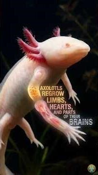 Axolotls Regrow Limbs, Hearts, and Parts of Their Brains | #life #science #nature