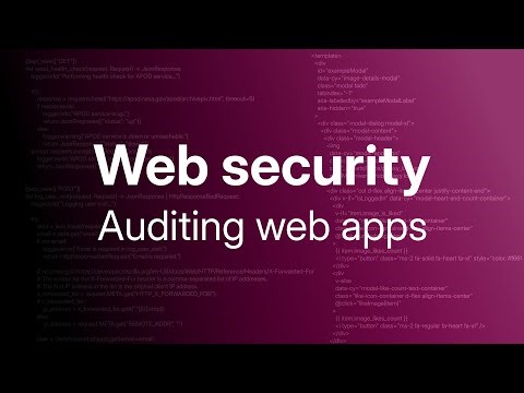How to audit your web app for security