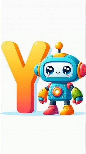 The Letter Y in Motion 💡 Robotic Twist with Stylish Animation #AlphabetInStyle #CreativeMotion