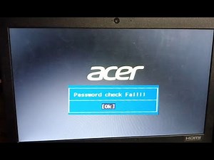 How to Reset / Unlock an Acer Bios Password