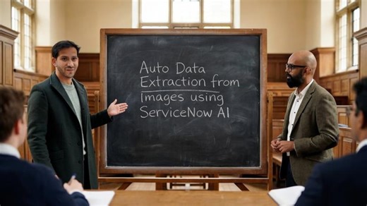Learn the art of Auto data extraction from Images using ServiceNow AI . | Tushar Mishra