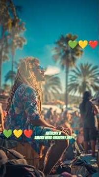 Smoke weed everyday 🎵 Anthony B 🎧 💚💛❤️