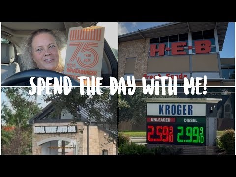 Mini Vlog – Whataburger for Breakfast, Grocery Shopping, Carwash & Gas +Haul!