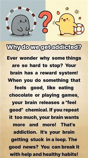 Why Do We Get Addicted? || Simple Habit for English Learners ✅