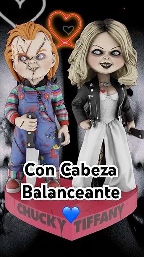 Chucky and Tiffany ❤️ With NECA's Bobbing Head! #chucky #chuckydoll #necatoys
