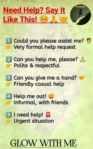 5 Ways To Say Help me!🙏🥺#youtubeshorts#shorts #shortvideo#trending #trendingshorts#viralvideo #viral