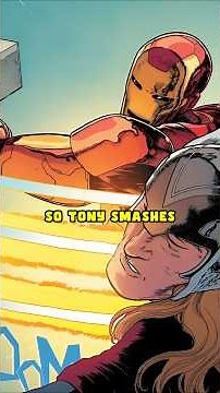 Thor leaks Tony Stark's Number #comics #marvelcomics #ironman #thor