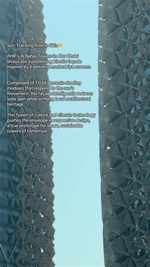 Kinetic Skin: Sustainable Design at Abu Dhabi's Al Bahar Towers