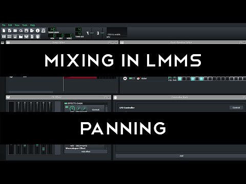 Mixing in LMMS 3: Panning