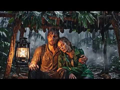 Heavy Rain & Flowing River Sounds for Deep Sleep | Relaxing ASMR Ambience