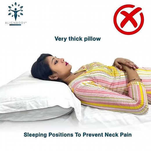 The best sleeping positions for the neck are on your back or your side.