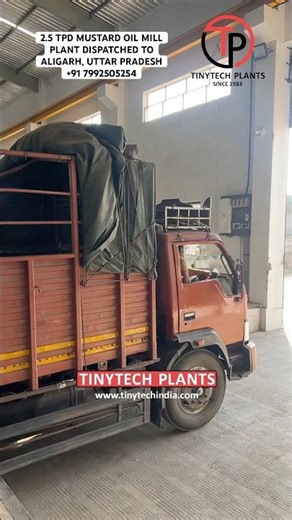 2.5 TPD MUSTARD OIL MILL PLANT DISPATCHED TO ALIGARH, UP #oilmill #oilpressmachine #oilextraction