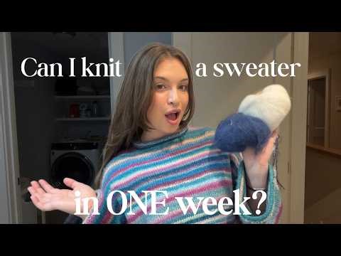 can I knit a sweater in one week challenge?