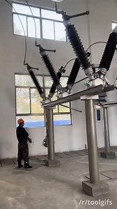 Switches at an electrical substation