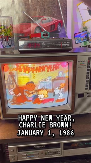 Rerun the 80s on Instagram: "Happy New Year, Charlie Brown! premiered 40 years ago on CBS on January 1, 1986 #80s #snoopy #newyear"
