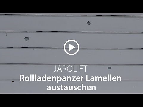 Rollladenlamellen austauschen | JAROLIFT