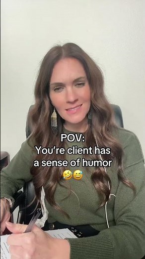 Humor is an important part of therapy 🤣 #mentalhealth #therapy