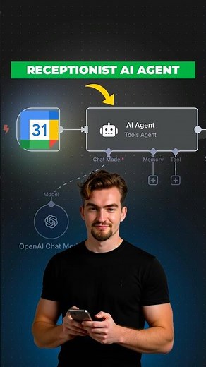 This AI Receptionist Agent handles all your incoming calls books appointments and saves the info.