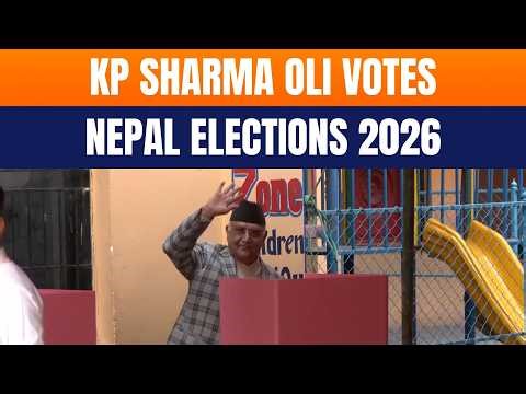 Nepal Election 2026: Former PM KP Sharma Oli Votes in Bhaktapur