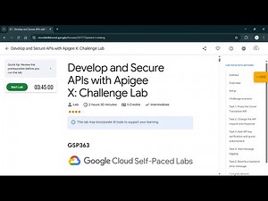 Develop and Secure APIs with Apigee X: Challenge Lab | #qwiklabs | #GSP363