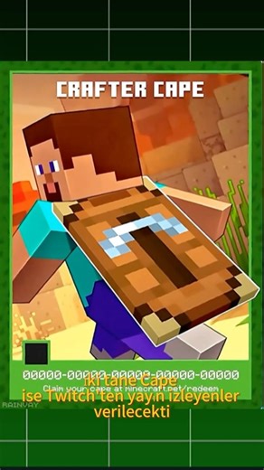 2 Yepyeni Minecraft Pelerini… İşte Bunları Nasıl Alabilirsiniz! #minecraft #shorts #minecraftcape