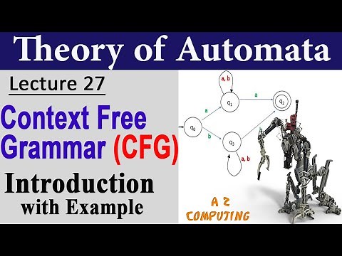 Context Free Grammar (CFG) in Automata | Introduction with Examples in Urdu/Hindi