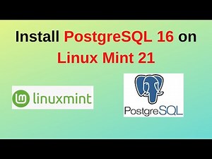 116.How to install and configure PostgreSQL 16 on Linux mint 21 | Install PostgreSQL16 in Linux mint