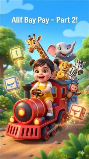 Urdu Alphabets Alif Bay Pay 🧒📚 | Fun Safari Learning | Part 2