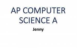 AP计算机Class讲解/APComputerScienceA