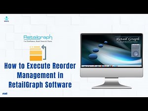 Learn How to Execute Reorder Management in RetailGraph Software | Reorder level & Reorder quantity