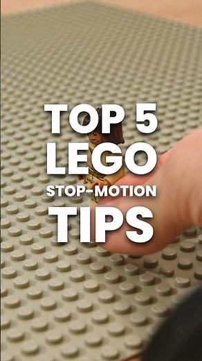Top 5 LEGO Stop-Motion Tips Part 5 #animation #tutorial #shorts