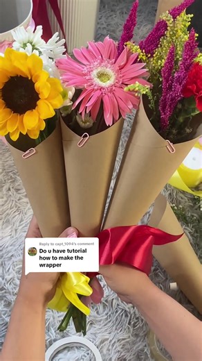 How to Wrap a Beautiful Flower Bouquet