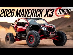 2026 Can-Am Maverick X3 Turbo dominate the dunes, trails, and deserts with insane power!
